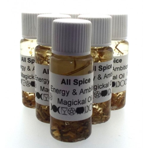 10ml All Spice Herbal Spell Oil Energy Ambition